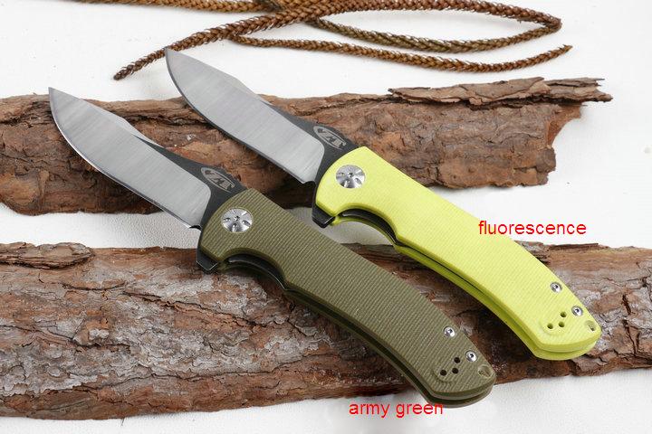 ZT0920 Zero Tolerance  two colors fast opening bearing folding knife UD405157